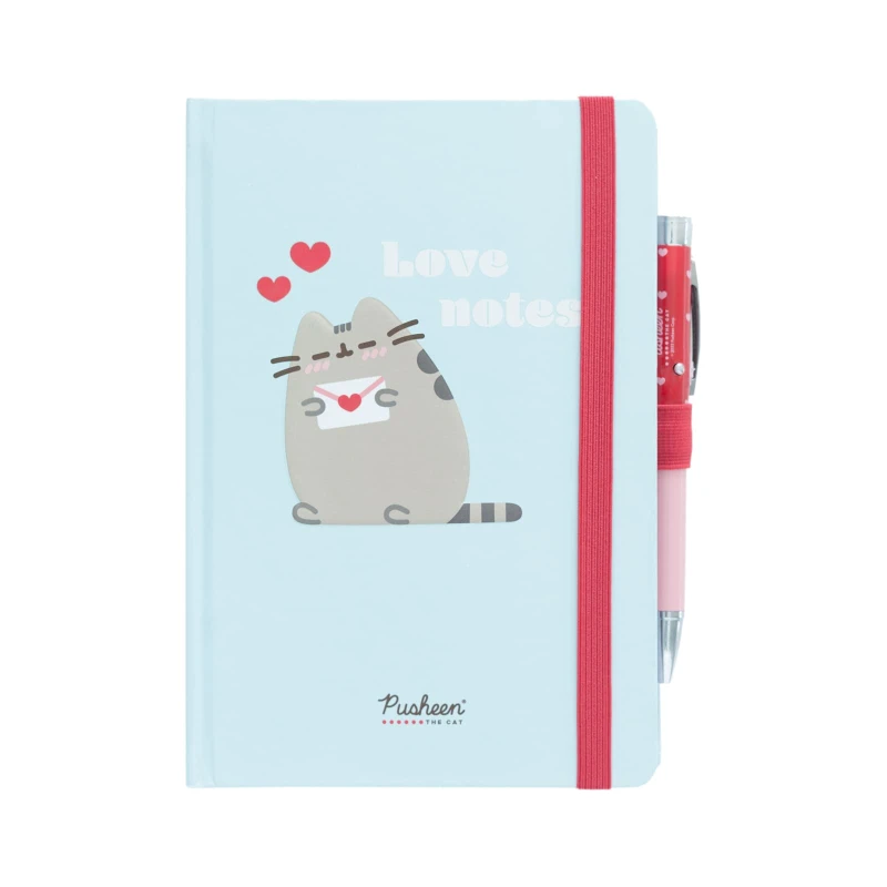 Image of Pusheen Purrfect Love Collection A5 Premium Notebook With Projector Pen