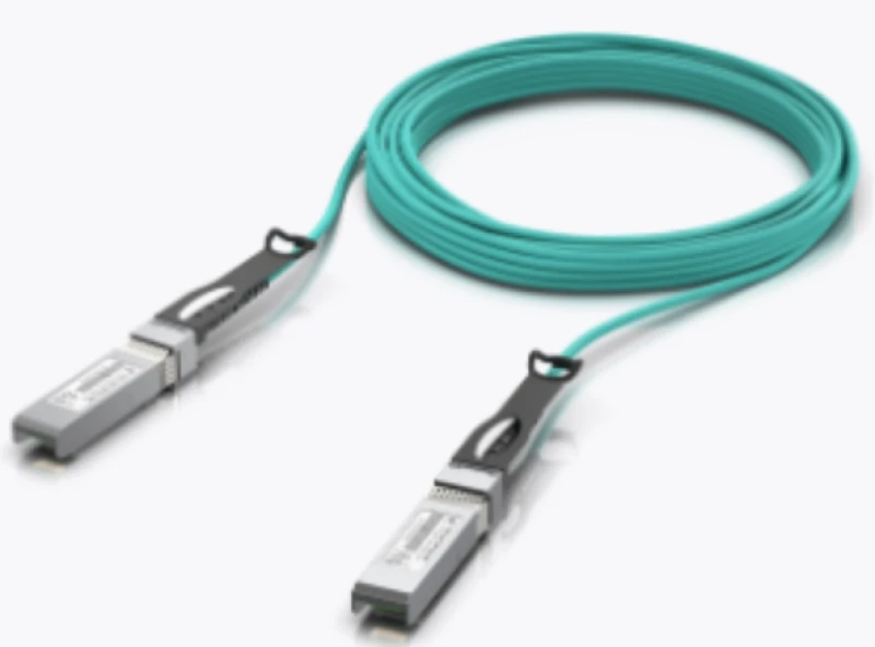 Image of Ubiquiti UACC-AOC-SFP28-5M InfiniBand/fibre optic cable Aqua colour