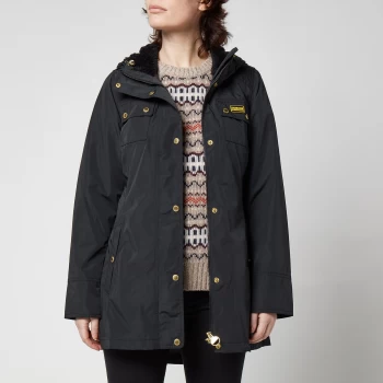 Image of Barbour International Womens Sandown Jacket - Black - UK 12