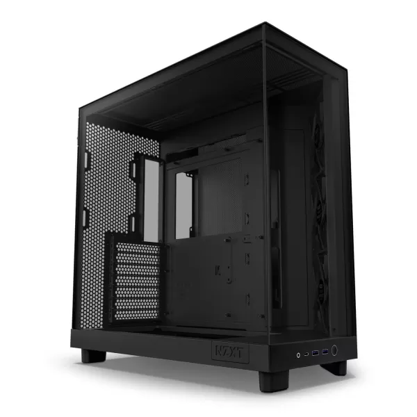Image of NZXT H6 Flow Mid Tower Case - Black