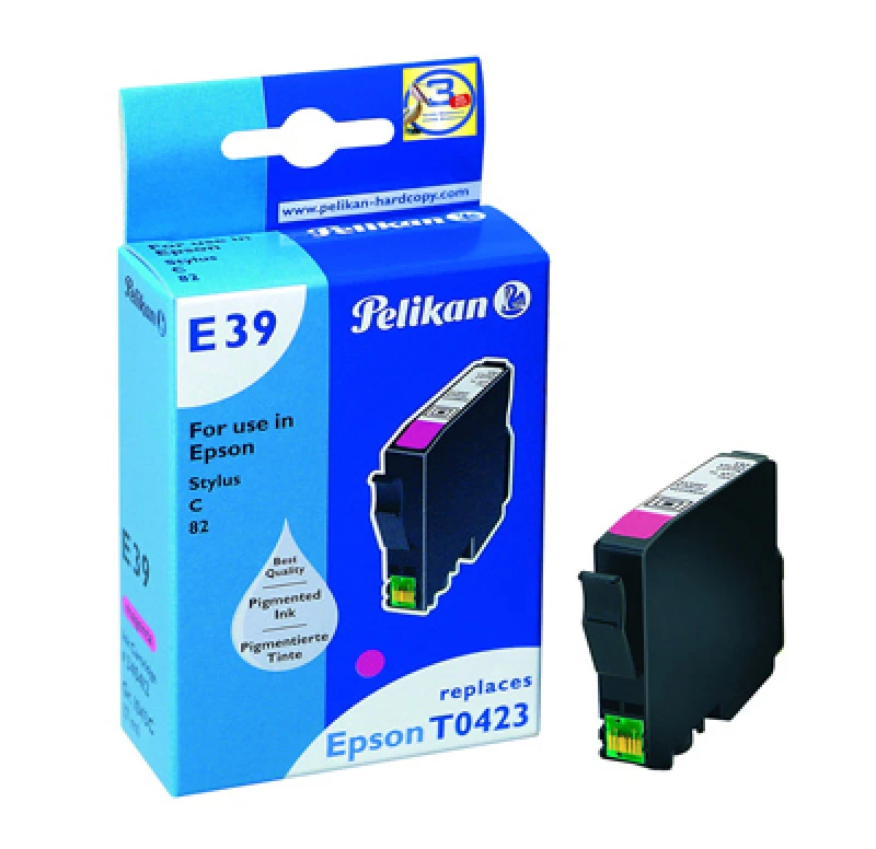 Image of Pelikan 340412/E39 Ink cartridge magenta. 420 pages 17ml (replaces Eps