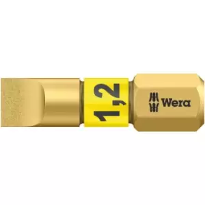 Image of Wera 05056176001 BiTorsion Diamond Hard Bit For Slotted Screws 6.5...
