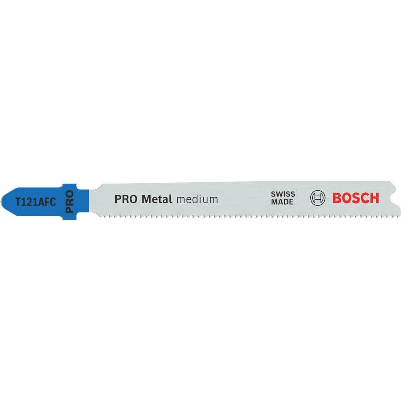 Image of Bosch PRO T121 AFC Medium Metal Cutting Jigsaw Blade 2608655105 Qty: Pack of 3