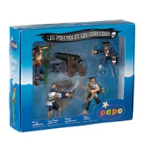 Image of Papo Pirates and Corsairs: Pirates Gift Box (5 Figurines)