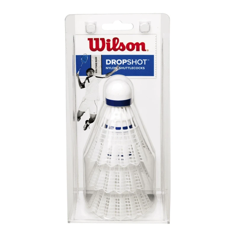 Image of Wilson Dropshot Shuttlecocks - Pack of 3