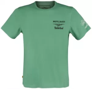 Image of Timberland Moto Guzzi Back Graphic Tee T-Shirt green