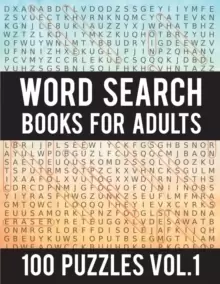 Image of Word Search Books For Adults : 100 Word Search Puzzles - (Word Search Large Print) - Activity Books For Adults Vol.1: Word Search Books For Adults