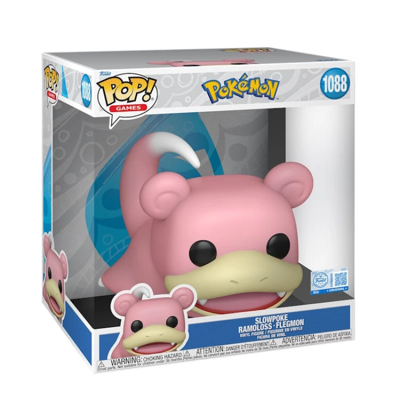 Image of AJ Toys & Books Funko Pokemon Super Sized Jumbo POP! Vinyl Figure Slowpoke