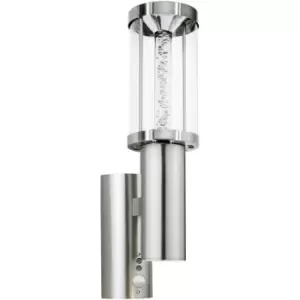 Image of Eglo Trono Stick - LED Outdoor Wall Light with PIR Motion Sensor Stainless Steel IP44, GU10