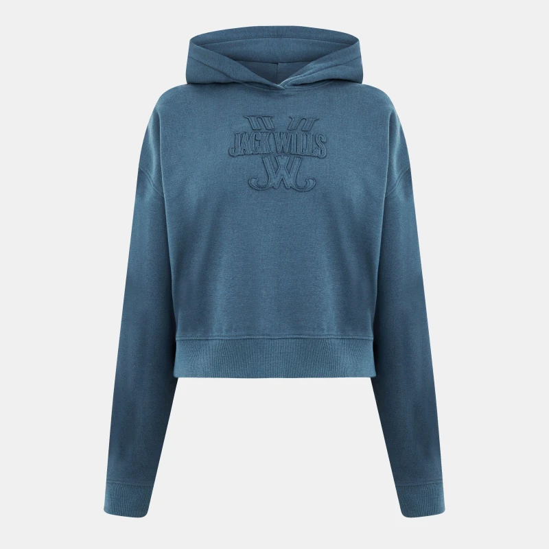 Image of Jack Wills Slouchy Hoodie - Blue Blue 8