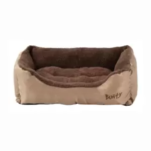 Image of Bunty Deluxe Medium Soft Dog Bed - Cream