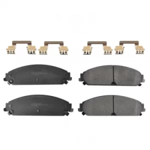Image of Brake Pad set 116112 by Febi Bilstein Front Axle
