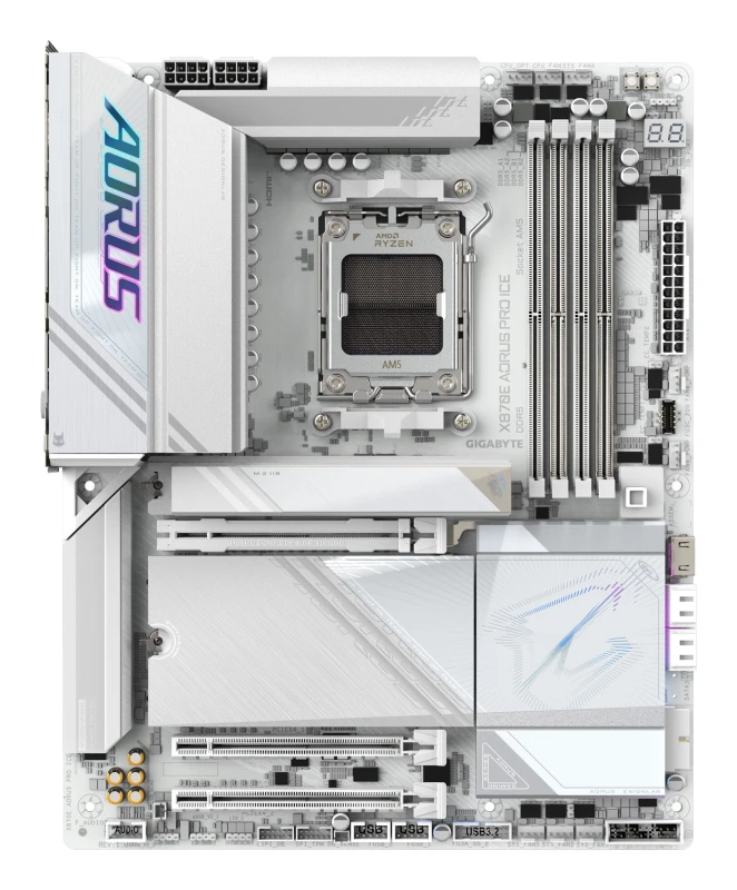 Image of Gigabyte X870E AORUS PRO ICE ATX Motherboard for AMD AM5 CPUs