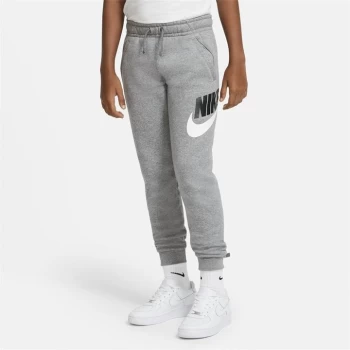 Image of Nike Sportswear Club Fleece Big Kids (Boys') Pants - Grey