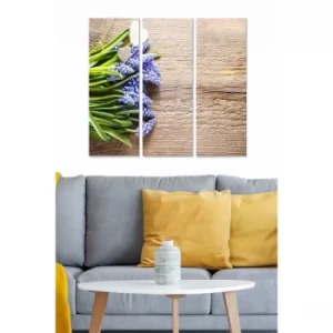 Image of MDF303409076 Multicolor Decorative MDF Painting (3 Pieces)