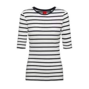 Image of Hugo Nilara Stripe Top - Blue