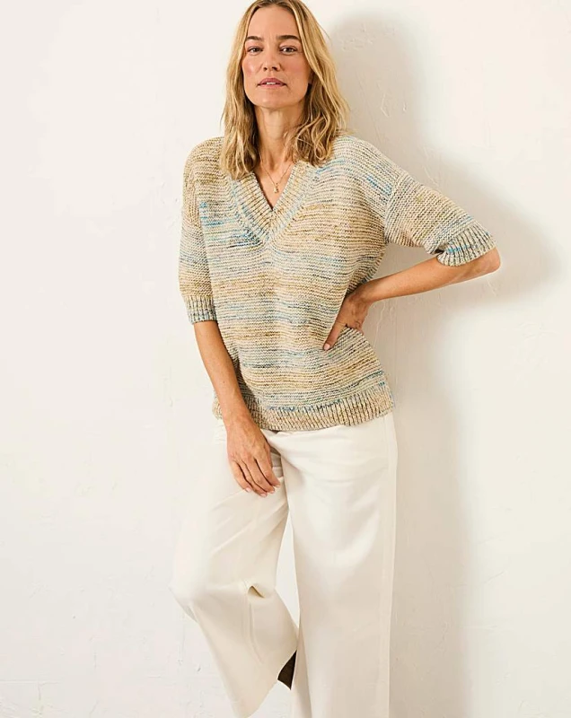 Image of FatFace FatFace Tilly Top Neutral - FatFace - Size: 12 Neutral Female 12 ZD14302