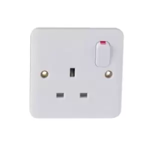 Image of Schneider Lisse 13a 1 Gang Single-pole Switched Socket - GGBL3010