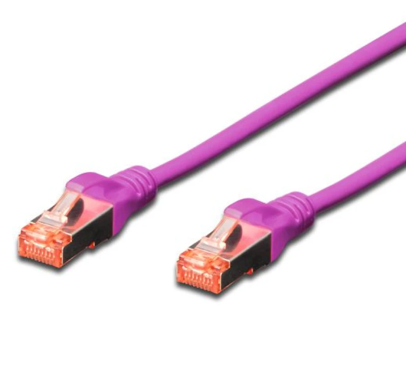 Image of FDL 0.25M CAT.6a 10GB S-FTP LSZH PATCH CABLE - VIOLET