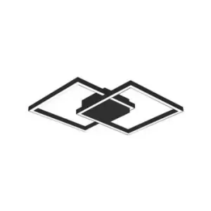 Image of Larissa Lighting - Larissa Kalo LED Ceiling Light 25W 3000K Aluminum Sandy Black