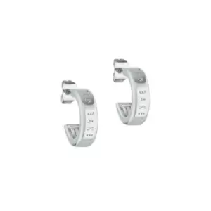 Image of Ted Baker Helanna Nano Logo Hoop Earrings