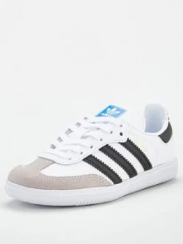 Image of adidas Originals SAMBA OG Childrens Trainer, Ftwr White, Size 2
