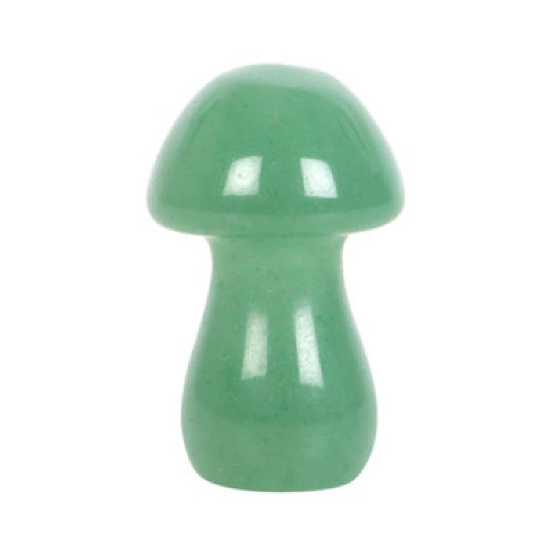 Image of Something Different Something Different Magical Aventurine Mushroom Crystal in Green Green One Size Unisex 5063425397686