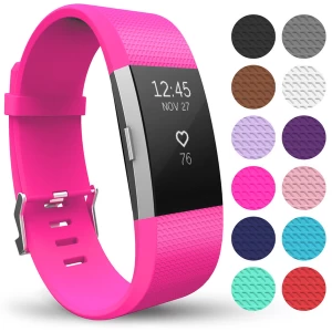 Image of Yousave Activity Tracker Strap Single - Hot Pink (Small)
