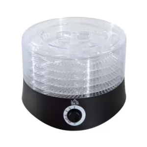 Image of HOMCOM 5 Tier Food Fruit Dehydrator, 280W with Adjustable Temperature Control 40 - 70 Degree