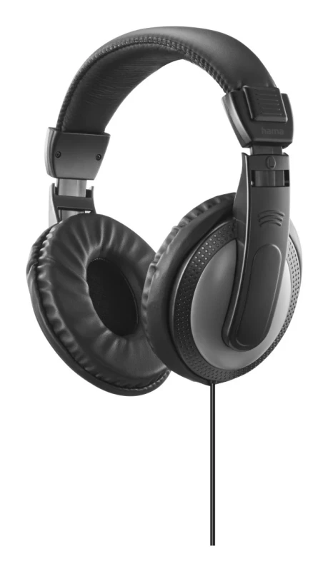 Image of Hama 221781 Shell II Headphones Over-ear Corded Stereo Black 2m Cable 00221781