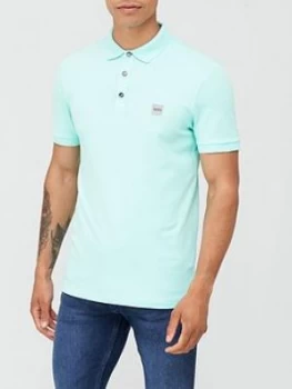 Image of Hugo Boss Passenger Polo Shirt Open Green Size L Men