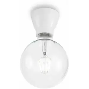 Image of White ceiling light WINERY 1 bulb