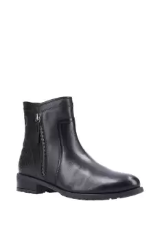 Image of Hush Puppies Scarlett Leather Ankle Boots