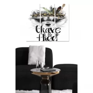 Image of MDF547838173 Multicolor Decorative MDF Painting (3 Pieces)