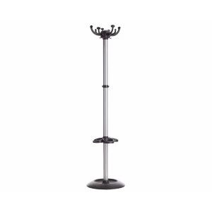 Image of TC Office Cluster Coat Stand with Umbrella Holder, Silver