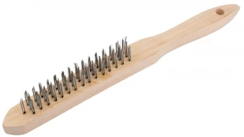 Image of Draper 3 Row Wire Scratch Brush 68710