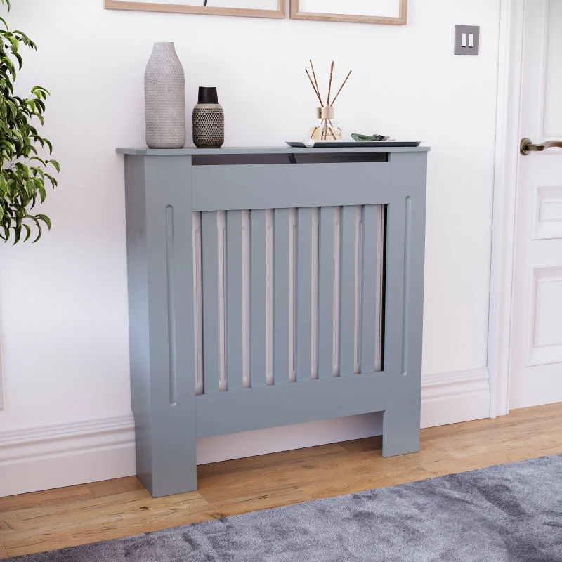 Image of Lassic Vida Designs Chelsea Radiator Cover, Small Dark Grey unisex Small