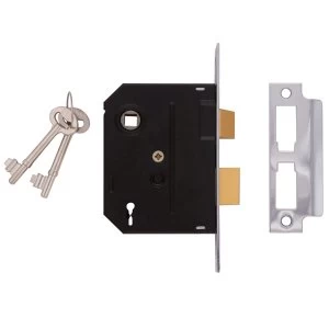 Image of Union 2295 2 Lever Mortice Sashlock Chrome Finish 63mm 2.5" Box
