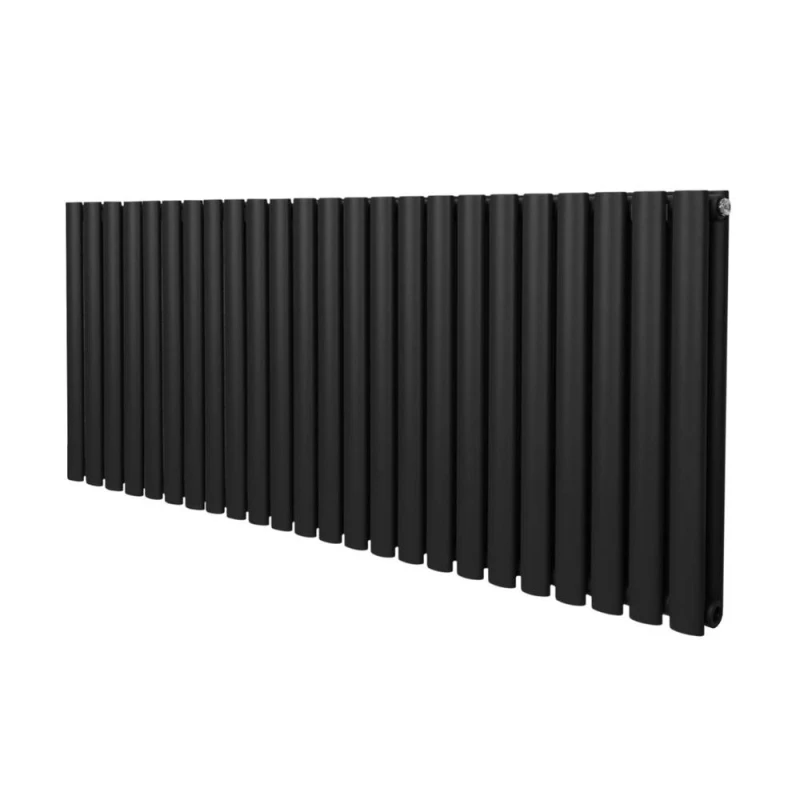 Image of Monstershop Oval Column Radiator - 600Mm X 1440Mm - Black 213021