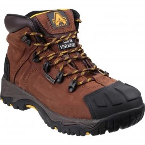 Image of Amblers Mens Safety FS39 Waterproof Safety Boots Brown Size 15