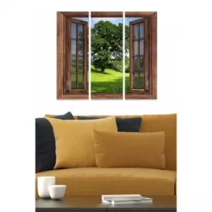 Image of MDF2994497 Multicolor Decorative MDF Painting (3 Pieces)