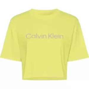 Image of Calvin Klein Performance T Shirt - Yellow