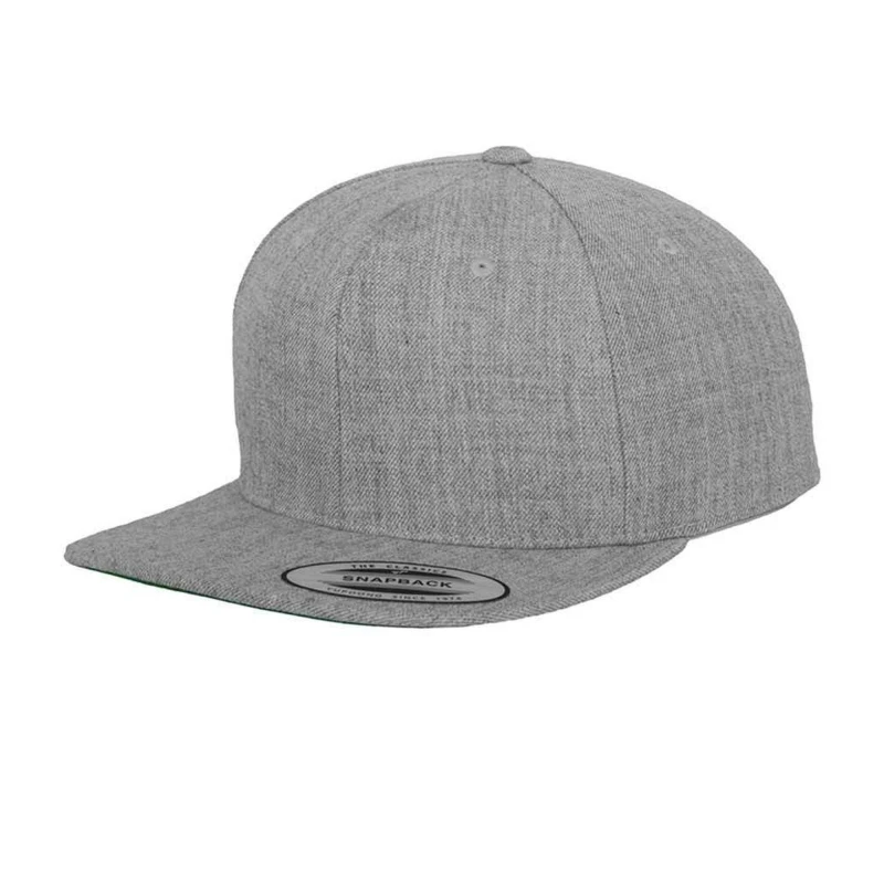 Image of Flexfit Flexfit Men Classic Snapback Cap in Grey Grey One Size Male 5063470794195