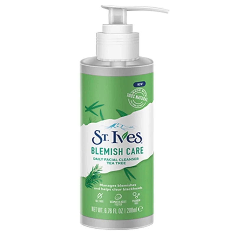 Image of St. Ives Blemish Care Daily Facial Cleanser Tea Tree