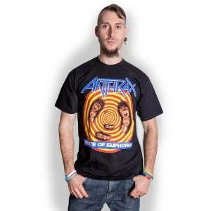 Image of Anthrax - State of Euphoria Unisex Medium T-Shirt - Black