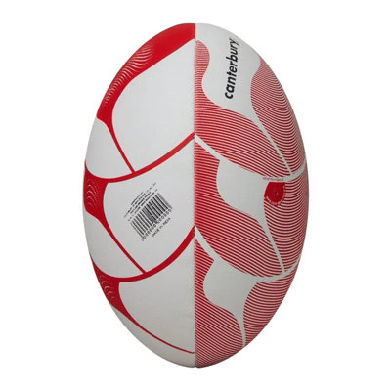 Image of Canterbury Thrillseeker Play Rugby Ball White/red (5)