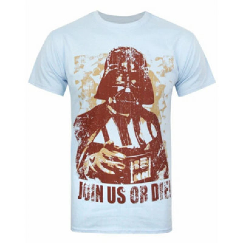 Image of Star Wars Short Sleeved T-Shirt Blue male
