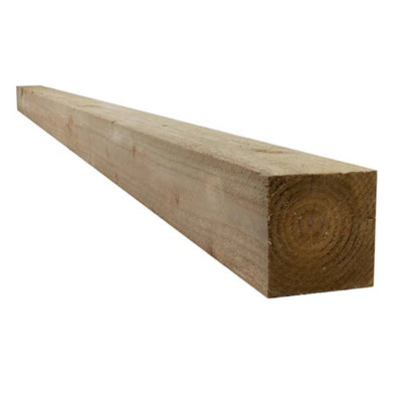 Image of Snowdon Timber Treated 4X4" Fence Post (W) 100mm (H) 3.0M - Pack Of 2