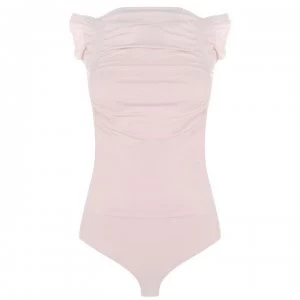 Image of Wolford Fatal Drape Sleeveless Body Suit - Light Pink