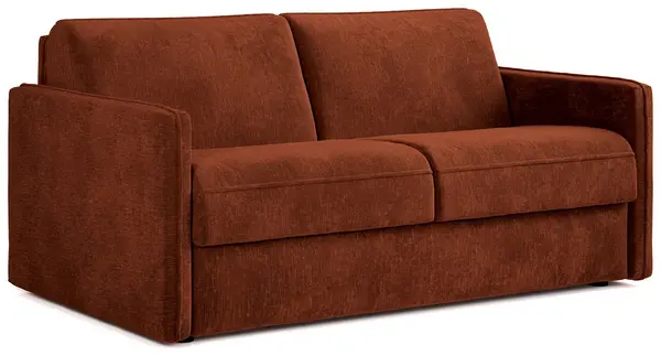 Image of Jay-Be Jay-Be Slim Fabric 3 Seater Sofa Bed - Orange